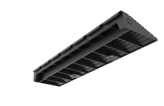 Underside view of the IBRAN-V gravel grid ramp